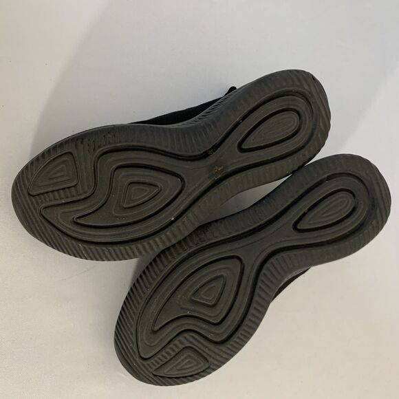 Knit Slip On Sneakers Size 40 Black Lightweight Comfort Walking Shoe Casual - Picture 10 of 10